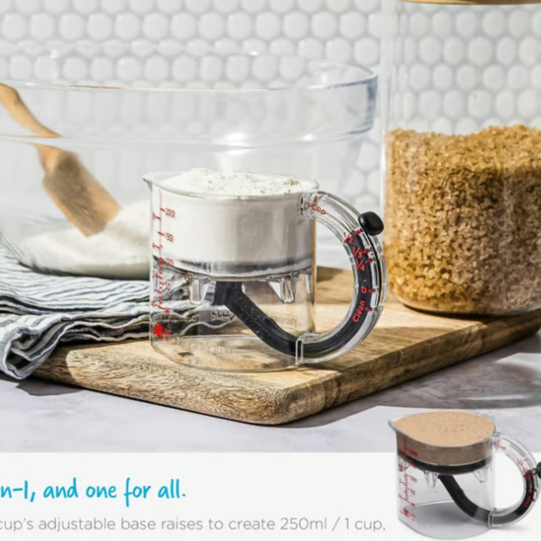 4-In-1 Adjustable Measuring Cup Multi-Functional Measuring Cup