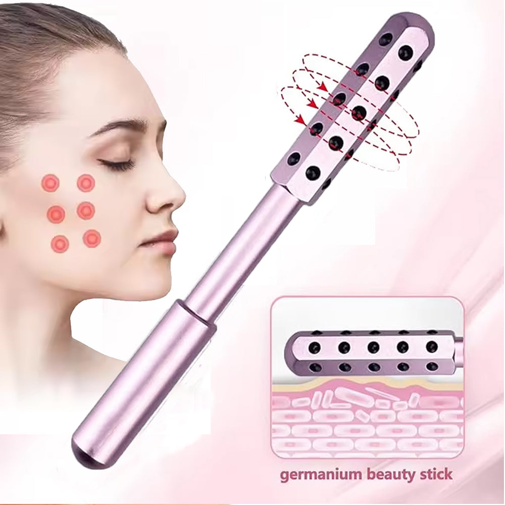 30 Germanium Beauty Stick Facial Massager – Anti-Wrinkle Face Lift Roller & Skin Tightening Massage Wand