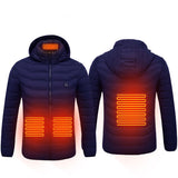 USB Electric Heated Jacket | Winter Thermal Heating Jacket with Cotton Padding for Men – Warm & Windproof