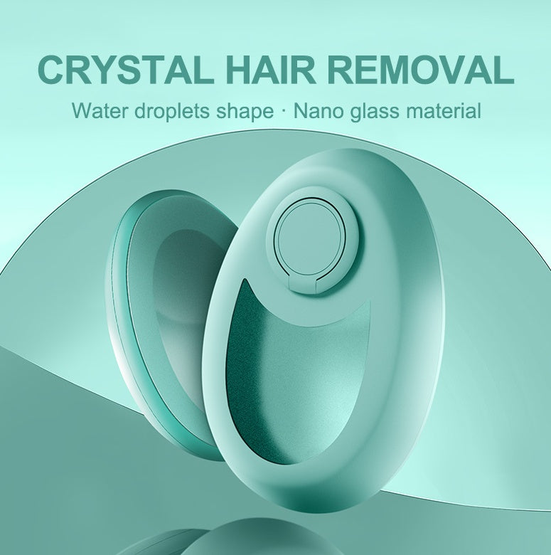 Crystal Hair Removal Eraser | Painless Magic Hair Remover & Exfoliating Tool for Women & Men – Arms, Legs, Back